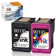 Starink Remanufactured Ink Cartridge Replacement for HP 901 XL 901XL for OfficeJet J4500 J4524 J4525 J4535 J4540 J4550 J4580 J4585 J4624 J4660 J4860 J4680 J4680c Printer(Black Tri-