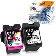 Starink Remanufactured Ink Cartridge Replacement for HP 61 XL 61XL (Updated)Work with Envy 4500 5530 4502 5535 Officejet 4630 4635 Deskjet 2540 1010 1510 1512 3050 3510 printer(Bla
