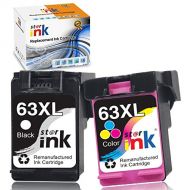 Starink Remanufactured Ink Cartridge Replacement for HP 63 XL 63XL for Envy 4520 4512 4510 OfficeJet 3830 5200 5222 5255 5258 4650 4652 4655 DeskJet 1112 2132 2130 3630 3632(Black