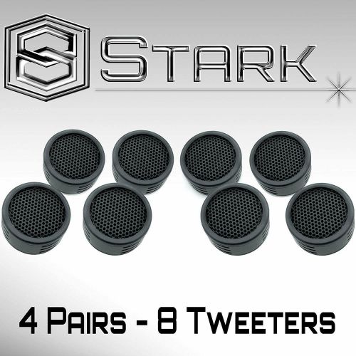  [아마존베스트]Stark High Performance 500W Super High Frequency Mini Car Tweeters - 4 Pairs