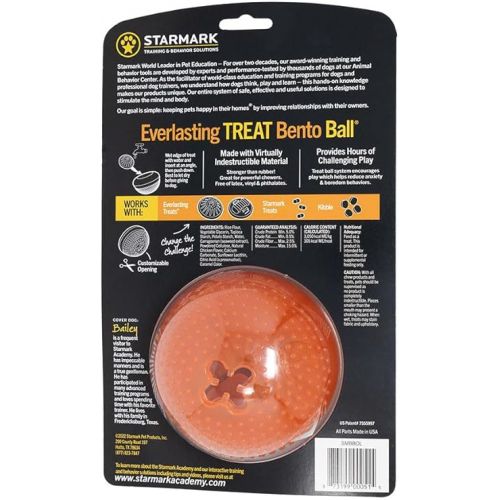  Starmark Everlasting Treat Bento Ball Tough Dog Chew Toy Large