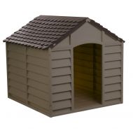 Starplast Mocha / Brown Large Dog House/Kennel