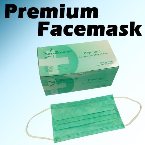  Starryshine 3-Ply Premium Dental Surgical Medical Disposable Earloop Face Masks (FDA APPROVED) (600 PCS / 12...