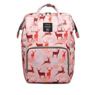 Starte Deer Cartoon Diaper Bag for Mom/Dad,Waterproof Travel Backpack,Spacious Tote Shoulder Bag...