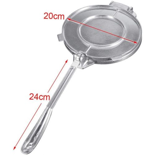  Starter starter Tortilla Press Aluminium Gusseisen Heavy Gauge Mehl Mais Presse, Antihaft-Tortilla Maker, 7,8 Zoll