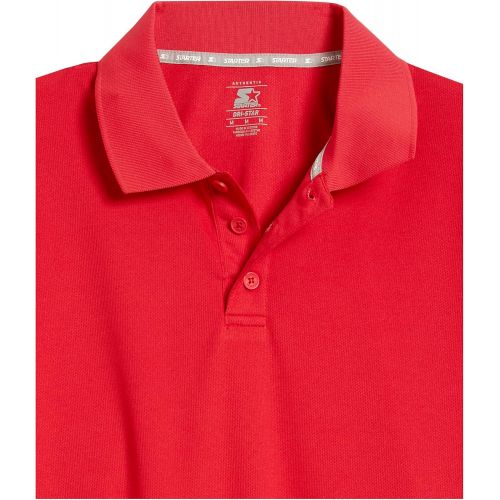  Starter Mens Short Sleeve Tech Golf Polo Shirt, Amazon Exclusive