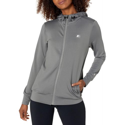  Starter Womens Lightweight Run Jacket with Hood, Amazon Exclusive