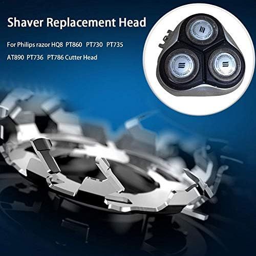  starter Shaving Head Replacement for Philips Razor HQ8 PT860, PT730, PT735, AT890, PT736, PT786