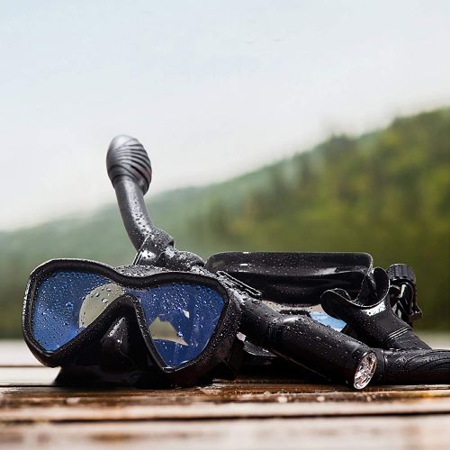  Startostar Dry Snorkel Set, Innovative Air-Water Separated Diving Kit