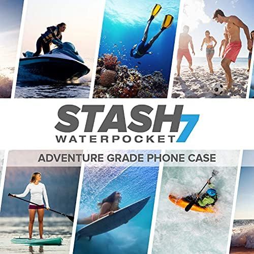  [아마존베스트]Waterpockets Stash 7 Waterpocket Premium Waterproof Phone Pouch | The Only Adventure Grade Phone Case for iPhone 12, 12 Pro Max, 7, 7 Plus, 8, 8 Plus, XS, XS Max, XR, 11, 11 Pro Max, Galaxy S9+