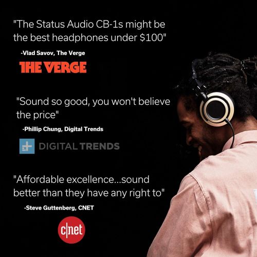  Status Audio CB-1 Closed Back Studio Monitor Headphones