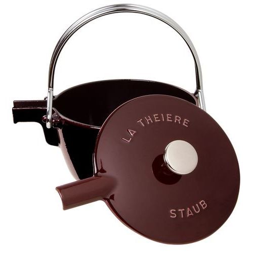  Staub La Theiere Teapot 1-quart Grenadine