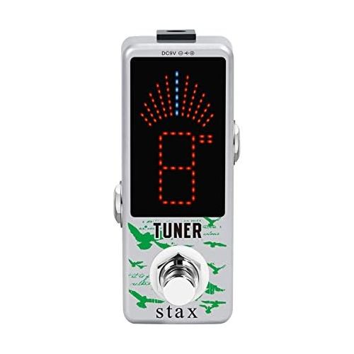  Stax Guitar Tuner Pedal High Precision Tuning Pedals For Electric Guitar and Bass Accurate ± 1 Cent Mini Size True Bypass