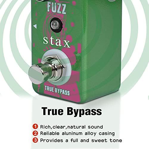  Stax Guitar Fuzz Pedal Special Analog Fuzz Effect Pedals For Electric Guitar Plump And Rich Mini Size Wtih True Bypass