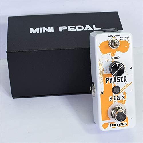  Stax Guitar Phaser Pedal Analog Phase Effect Pedal For Electric Guitar Vintage & Modern Modes With Mini Size True Bypass