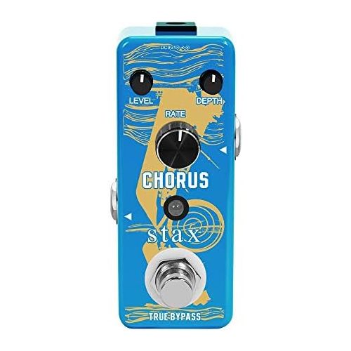  Stax Guitar Chorus Pedal Analog Chorus Pedals For Electric Guitar With High Warm And Clear Chorus Sound With Mini Size True Bypass