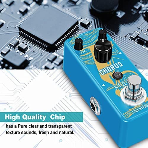  Stax Guitar Chorus Pedal Analog Chorus Pedals For Electric Guitar With High Warm And Clear Chorus Sound With Mini Size True Bypass