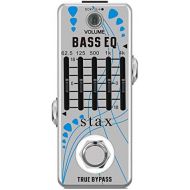 Stax Bass EQ Pedal 5 Band Equalizer Pedals For Bass Guitar With 5 Band Graphic Mini Size True Bypass
