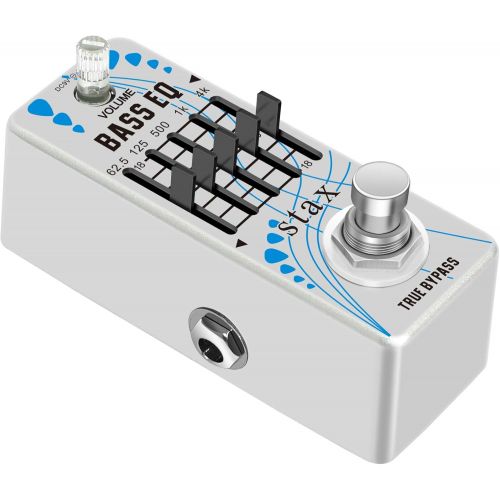  Stax Bass EQ Pedal 5 Band Equalizer Pedals For Bass Guitar With 5 Band Graphic Mini Size True Bypass