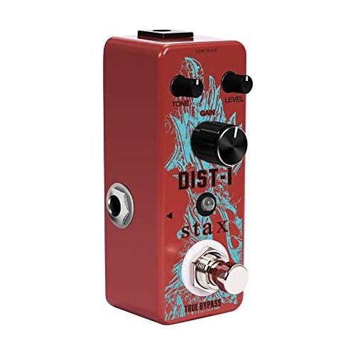  Stax Guitar High Gain Dist Pedals British Distortion Pedal Vintage For Electric Guitar With Powerul Mid Frequency Mini Size True Bypass