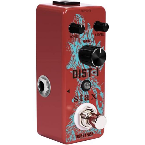  Stax Guitar High Gain Dist Pedals British Distortion Pedal Vintage For Electric Guitar With Powerul Mid Frequency Mini Size True Bypass