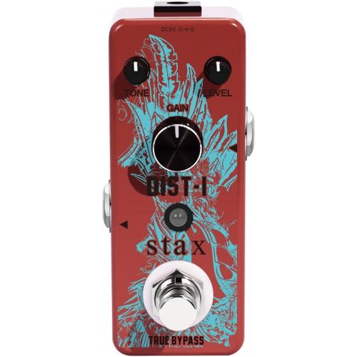  Stax Guitar High Gain Dist Pedals British Distortion Pedal Vintage For Electric Guitar With Powerul Mid Frequency Mini Size True Bypass