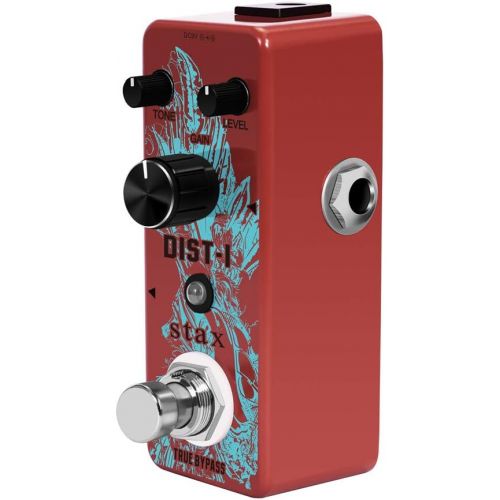  Stax Guitar High Gain Dist Pedals British Distortion Pedal Vintage For Electric Guitar With Powerul Mid Frequency Mini Size True Bypass