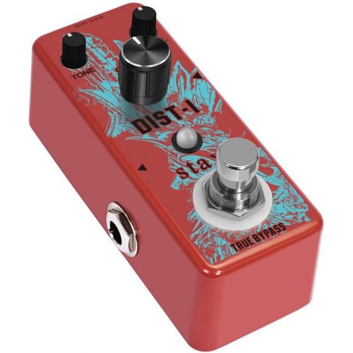  Stax Guitar High Gain Dist Pedals British Distortion Pedal Vintage For Electric Guitar With Powerul Mid Frequency Mini Size True Bypass