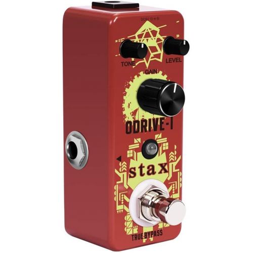  Stax Guitar Blues Overdrive Pedal Classic Overdrive Effect Pedals For Electric Guitar Mini Size True Bypass