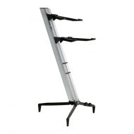 Stay Music Tower Series 46 Double-Tier Keyboard Stand White (TOWER 1300-02-WHT)