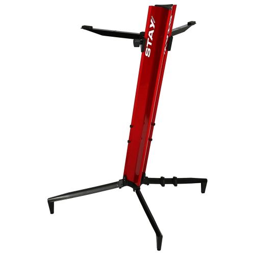  Stay Music Tower Series 46 Single-Tier Keyboard Stand Red (TOWER 1300-01-RED)