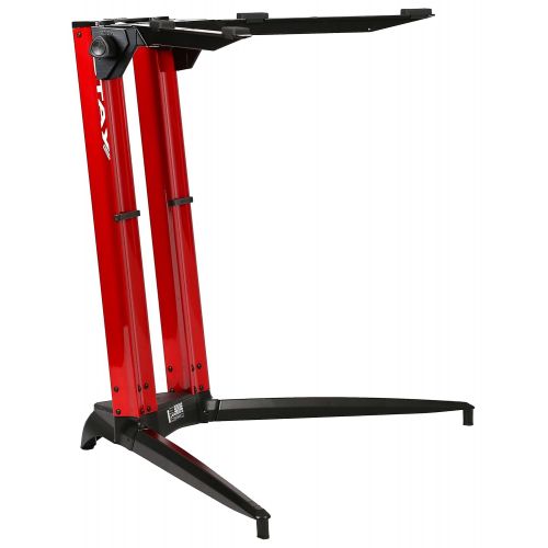  Stay Music Piano Series 27 Sitting Height Single-Tier Keyboard Stand Red (PIANO 700-01-RED)