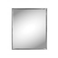 StealStreet SS-KI-OC539 Silver Trim Wall Mirror