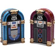 StealStreet SS-CG-61826, 2.88 Inch Blue and Purple Jukebox Set Salt and Pepper Shakers