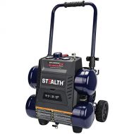 Stealth Ultra Quiet Air Compressor, 64 Decibel 4.5 Gallon Peak 1.3 HP Max 150 PSI, Oil-Free Air Pump, 3 CFM @ 90 PSI Portable Air Compressor W/Wheel for Garage, Workshop, Jobsite