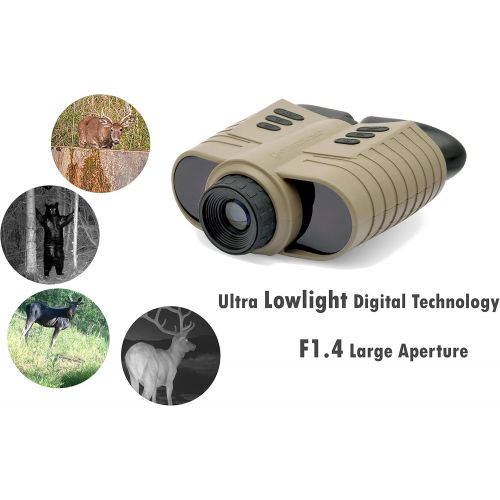  [아마존베스트]Stealth Cam Digital Night Vision Binoculars & Camera- Capture Images and Video, Multi, One Size