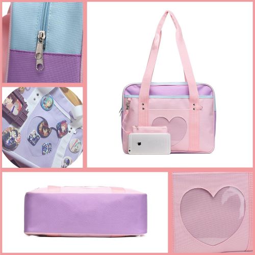  SteamedBun Ita Bag Heart Japanese Bags Kawaii Large Shoulder Anime Purse