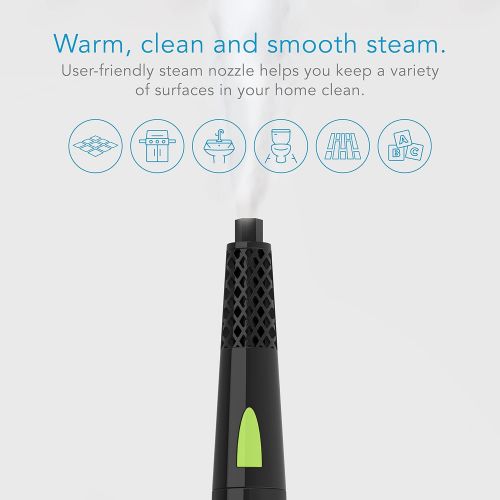  [아마존베스트]Steamfast SF-375 Deluxe Canister Cleaner with 18 Accessories, Continuous Steam Trigger, and Onboard Storage