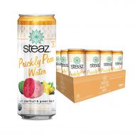 Steaz Organic Cactus Water with Starfruit and Green Tea, 12 Ounce (Pack of 12)