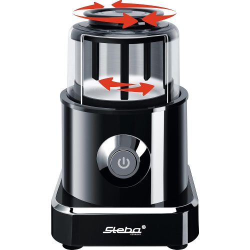  Steba MG 500 Multi-Zerkleinerer Universalzerkleinerer 500 Watt Pulsetaste fuer Gemuese und Obst, Wipe-Off Technologie, 500ml Behalter aus Edelstahl, entnehmbar