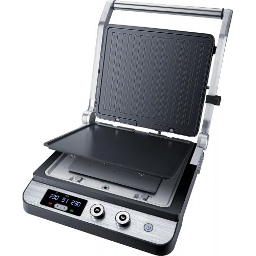  Steba FG 120 Optimaler Grill Tisch Elektro 1800 W Schwarz, Edelstahl  Grill (1800 W, Grill, Elektro, 27 x 24 mm, Tisch, schwarz, Edelstahl)