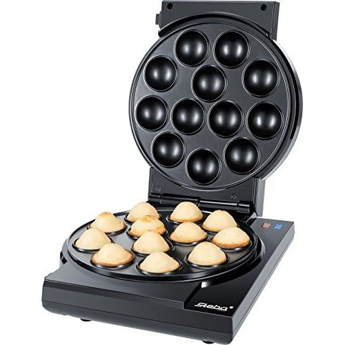  [아마존베스트]Steba CM 3 Cake Maker 3 in 1 3 Non-Stick Coated Plates for Cake Pops, Muffins and Donuts, Plates are Easily Removable at the Push of a Button, Includes Cake Pop Holder and Sticks,