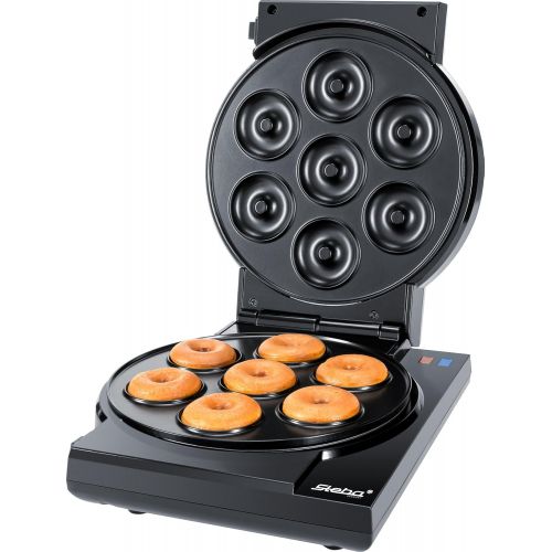  [아마존베스트]Steba CM 3 Cake Maker 3 in 1 3 Non-Stick Coated Plates for Cake Pops, Muffins and Donuts, Plates are Easily Removable at the Push of a Button, Includes Cake Pop Holder and Sticks,