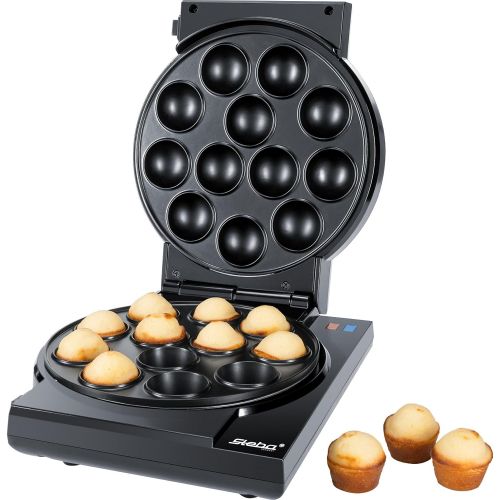  [아마존베스트]Steba CM 3 Cake Maker 3 in 1 3 Non-Stick Coated Plates for Cake Pops, Muffins and Donuts, Plates are Easily Removable at the Push of a Button, Includes Cake Pop Holder and Sticks,