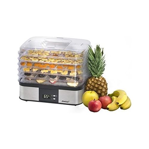  [아마존베스트]Steba ED 5 Electronic Dehydrator, 350 W, Stainless Steel/Black