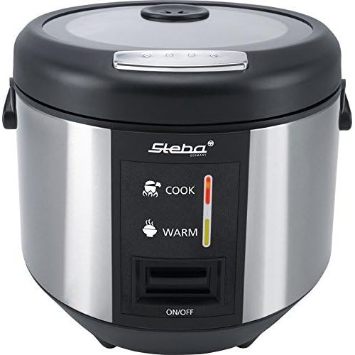  [아마존베스트]Steba RK 3Rice Cooker and Steamer Insert, Warming Function, 3.5Litre