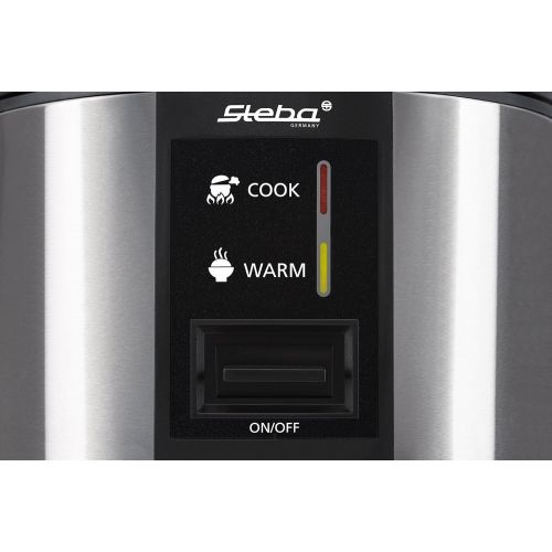  [아마존베스트]Steba RK 3Rice Cooker and Steamer Insert, Warming Function, 3.5Litre