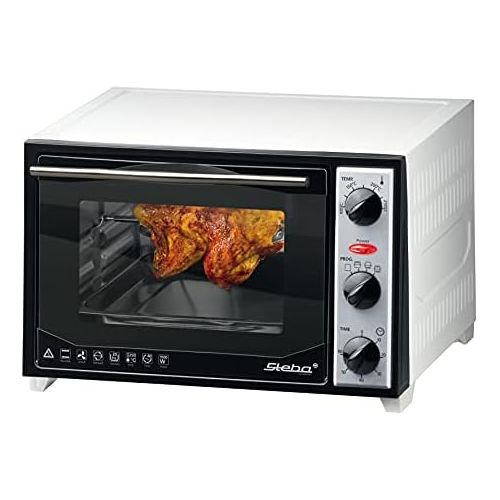  [아마존베스트]Steba KB 27 U.2 Grill and Bake Oven, 1500 W, Black/White
