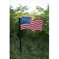 /SteelDesignsUSA American Flag Yard Decoration - USA - Independence - Garden Decor - Veteran - Patriotic - Old Glory - 4th of July - Lawn Decoration