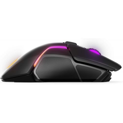  SteelSeries Rival 650 Quantum Wireless Gaming Mouse - Rapid Charging Battery - 12, 000 Cpi Truemove3+ Dual Optical Sensor - Low 0.5 Lift-Off Distance - 256 Weight Configurations -